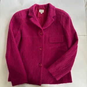 Mohair fuchsia jacket